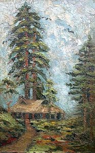 Japanese Forest Landscape — David Davidovich Burliuk