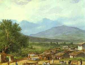 Villaggio Di San Rocco Vicino Alla Città Di Corfù — Karl Pavlovich Bryullov