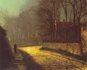 The Lovers — John Atkinson Grimshaw