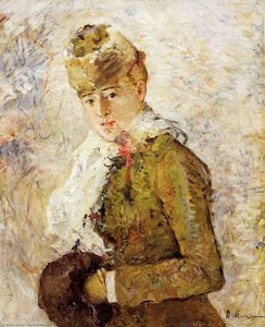 Invierno (también Conocida Como Mujer Con Un Calentador De Manos) — Berthe Morisot