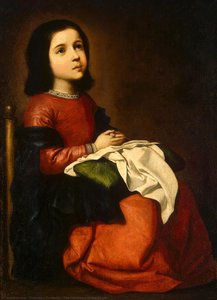 L'infanzia Della Vergine — Francisco De Zurbarán