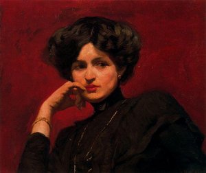 Portrait Of María Sáenz De Záitegui — Ignacio Díaz Olano