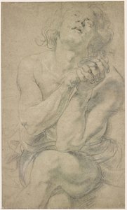 Seated Male Youth (study For Daniel) — Workshop Of Peter Paul Rubens