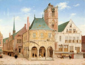 The Old Town Hall In Amsterdam — პიტერ იანსზ სენრედამი