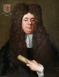 William Petyt (1640–1707), Holding A Copy Of The Magna Carta — Richard Van Bleeck