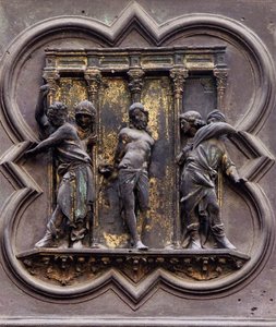 The Flagellation — Lorenzo Ghiberti