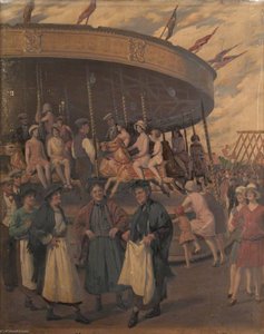 The Old Style And The New (hampstead Heath Fair) — Frederick Dudley Walenn