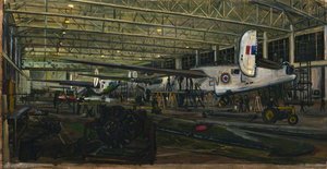 43 Repair Group, Air Frame Repair Service, Lincoln Repairing Liberator Aircraft — Frances Macdonald
