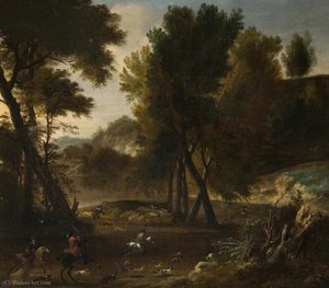 A Stag Hunt — Jan Wyck