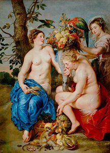 Ceres With Two Nymphs — Frans Snyders