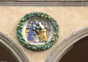 Visitation — Giovanni Della Robbia