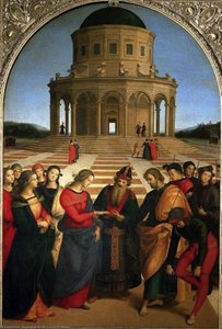 A Szüz Mária Es József Menyültetésének Brera, Milano — Raffaello Sanzio