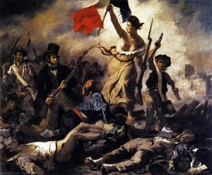 Liberté Guidant Le Peuple — Eugène Delacroix