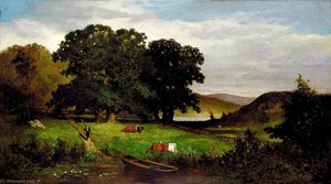 Oak Trees — Edward Mitchell Bannister