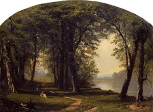 Promenade On Ring Rock — Jasper Francis Cropsey