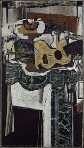 Chitarra E Natura Morta Su Un Camino — Georges Braque