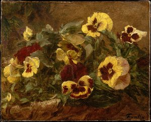 Pansies — Henri Fantin-latour