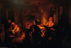 The Cottar's Saturday Night — William Kidd