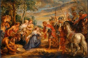 The Meeting Of David And Abigail — Peter Paul Rubens