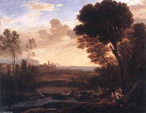 Landscape With Paris And Oenone — Claude Lorrain (claude Gellée)