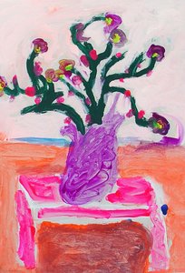 Vase With Flowers — Максим Никифорович Воробьёв