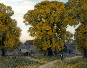 Autumn In Gloucestershire — Alfred East