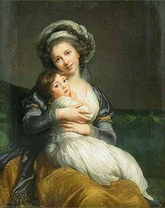 Self-portrait In A Turban With Julie — Louise Élisabeth Vigée Le Brun