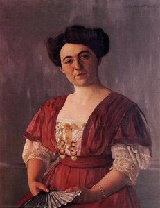 Portrait Of Madame Hasen — Félix Vallotton