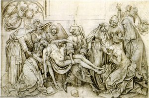 Bearing Of The Body Of Christ To The Sepulchre — Robert Campin (master Of Flemalle)