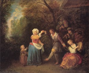La Danse Champetre — Jean-antoine Watteau