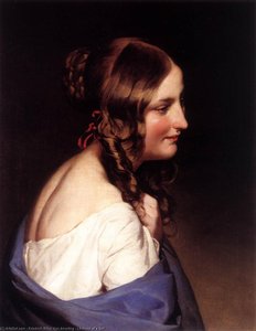 Likeness Of A Girl — Friedrich Ritter Von Amerling