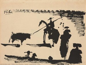Toros - Illustration, 1960 — Pablo Picasso