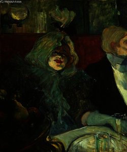 En Un Comedor Privado En Le Rat Mort — Comte Henri Marie Raymond De Toulouse-lautrec-monfa