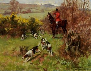 Hunting Scene — John Sanderson Wells