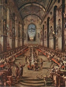 The Observant Friars In The Refectory — Alessandro Magnasco