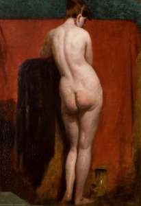 Standing Female Nude - — William Etty