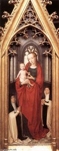 Reliquiario Di Santa Ursula: Vergine E Bambino — Hans Memling