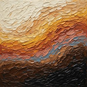 Ethereale Tektonische Flow: Een Monumentale Studie In Sculpturale Aarde En Radiërend Oker — David Moreau