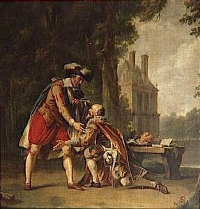 Henri Iv Et Sully À Fontainebleau — François André Vincent