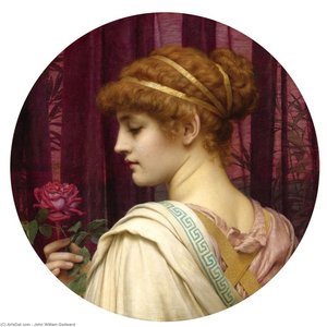 Chloris - A Summer Rose — R.b.a John William Godward