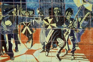 El Grito (the Cry) – Central Panel — Eduardo Carrillo Nava