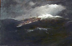 Cunarder In A Gale — 사무엘 월터스