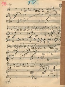 Speak Not Always Of The Leaves, Op. 15/14 — Arnold Schönberg