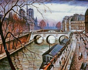 Notre Dame De Paris From Quai Des Grands Augustins — Christopher Richard Wynne Nevinson