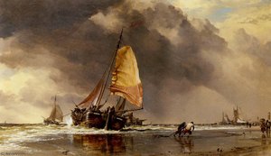 Dutch Pincks Off Katwyk — Edward William Cooke