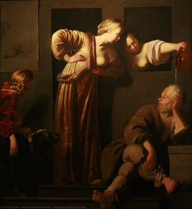 Xantippe Dousing Socrates — Reyer Van Blommendael