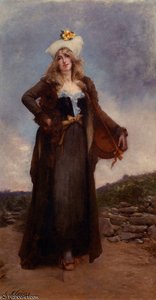 Woman By The Sea — Georges Jules Victor Clairin