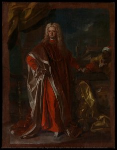 Diego Pignatelli D'aragona (1687–1750) And An Enslaved African Servant — Francesco Solimena