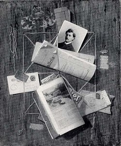 Office Board, (painting) — John Frederick Peto