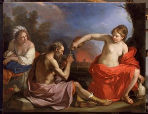 Loth Et Ses Filles — Barbieri Gian Francesco (guercino Il)